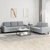 Image de vidaXL Ensemble de canapÃ©s 2 pcs gris clair tissu