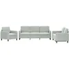 Image de vidaXL Ensemble de canapÃ©s 3 pcs gris clair velours