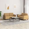 Image de vidaXL Ensemble de canapÃ©s 2 pcs marron velours