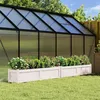 Image de Vidaxl JardiniÃ¨res 2 Pcs Blanc Bois De Pin Massif