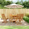 Image de Vidaxl Ensemble De Salle Ã Manger De Jardin 5 Pcs Bois D'acacia Solide