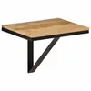 Image de Vidaxl ÃtagÃ¨re Murale 40x30x32 Cm Bois Massif De Manguier Et Fer