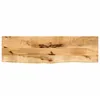 Image de Vidaxl Dessus De Table 100x20x2,5cm Bord Vif Bois Massif Manguier Brut