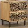 Image de vidaXL Table de chevet 40x33x46 cm Bois de manguier solide