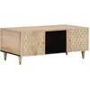 Image de vidaXL Table basse 100x54x40 cm bois de manguier massif
