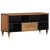 Image de vidaXL Meuble TV 100x33x46 cm bois massif de manguier