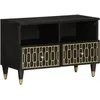 Image de vidaXL Meuble TV 70x33x46 cm Bois massif de manguier