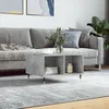 Image de vidaXL Table basse Gris bÃ©ton 60x50x36,5 cm Bois d'ingÃ©nierie