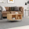 Image de Vidaxl Table Basse ChÃªne Sonoma 60x50x36,5 Cm Bois D'ingÃ©nierie