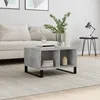 Image de vidaXL Table basse Gris bÂ¿Â¿ton 60x50x36,5 cm Bois d'ingÂ¿Â¿nierie