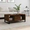 Image de vidaXL Table basse ChÃªne marron 90x50x36,5 cm Bois d'ingÃ©nierie