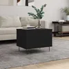 Image de vidaXL Table basse Noir 60x44,5x45 cm Bois d'ingÃ©nierie