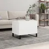 Image de vidaXL Table basse Blanc 60x44,5x45 cm Bois d'ingÃ©nierie
