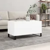Image de vidaXL Table basse Blanc 90x44,5x45 cm Bois d'ingÃ©nierie