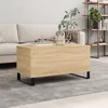 Image de Vidaxl Table Basse ChÃªne Sonoma 90x44,5x45 Cm Bois D'ingÃ©nierie