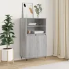 Image de vidaXL Buffet haut Sonoma gris 60x36x110 cm Bois d'ingÃ©nierie