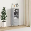 Image de vidaXL Buffet haut Gris bÃ©ton 40x36x110 cm Bois d'ingÃ©nierie