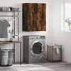 Image de Vidaxl Armoire Murale ChÃªne FumÃ© 69,5x34x90 Cm Bois D'ingÃ©nierie
