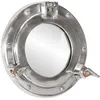 Image de vidaXL Miroir en forme de hublot mural Ã23 cm aluminium et verre