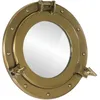 Image de vidaXL Miroir en forme de hublot mural Ã30 cm aluminium et verre