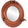Image de vidaXL Miroir en forme de hublot mural Ã30 cm aluminium et verre
