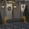 Image de vidaXL DÃ©coration lumineuse mÃ©tÃ©ore de NoÃ«l avec piquets 80 LED 62 cm