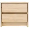 Image de Tables de chevet VidaXL  Table de chevet  40x31x35,5 cm bois de pin massif marron P31599876