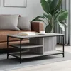 Image de vidaXL Table basse Sonoma gris 100x50x45 cm Bois d'ingÃ©nierie