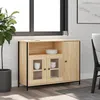 Image de Vidaxl Buffet ChÃªne Sonoma 100x35x75 Cm Bois D'ingÃ©nierie