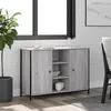 Image de vidaXL Buffet sonoma gris 100x35x70 cm bois d'ingÃ©nierie