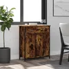 Image de vidaXL Buffet chÃªne fumÃ© 70x30x80 cm bois d'ingÃ©nierie