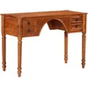Image de vidaXL Bureau avec tiroirs 110x50x76 cm bois d'acacia solide