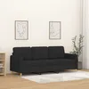 Image de vidaXL CanapÃ© Ã  3 places Noir 180 cm Tissu