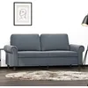 Image de vidaXL CanapÃ© Ã  2 places Gris foncÃ© 140 cm Velours