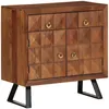Image de vidaXL Armoire Ã  tiroirs marron miel 70x35x70 cm bois massif d'acacia