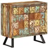 Image de vidaXL Armoire Ã  tiroir multicolore 70x35x70 cm bois de rÃ©cupÃ©ration