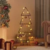 Image de vidaXL Arbre de NoÃ«l en mÃ©tal pour dÃ©coration noir 90 cm