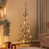 Image de vidaXL Arbre de NoÃ«l en mÃ©tal avec base en bois noir 180 cm