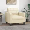 Image de vidaXL Fauteuil CrÃ¨me 60 cm Similicuir
