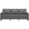 Image de Canapés 3 places VidaXL  Canapé 3 places  Similicuir Gris 180 cm P31600650
