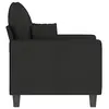 Image de Canapés 2 places VidaXL  Fauteuil  Noir 60 cm Tissu P31599918