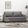 Image de vidaXL CanapÃ© Ã  2 places Gris 140 cm Similicuir