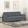 Image de vidaXL CanapÃ© Ã  3 places Gris foncÃ© 180 cm Velours