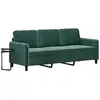 Image de Canapés 3 places VidaXL  Canapé 3 places  Velours Vert foncé 180 cm P31600507