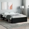 Image de vidaXL Cadre de lit sans matelas noir 120x200 cm