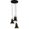 Image de Vidaxl Lampe Suspendue 25 W Noir 30x30x100 Cm E27
