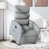 Image de vidaXL Fauteuil inclinable Ã©lectrique gris clair tissu