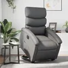 Image de vidaXL Fauteuil inclinable Ã©lectrique gris similicuir