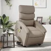 Image de Vidaxl Fauteuil Inclinable De Massage Ãlectrique Cappuccino Similicuir