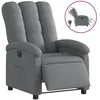 Image de vidaXL Fauteuil inclinable Ã©lectrique Gris foncÃ© Tissu